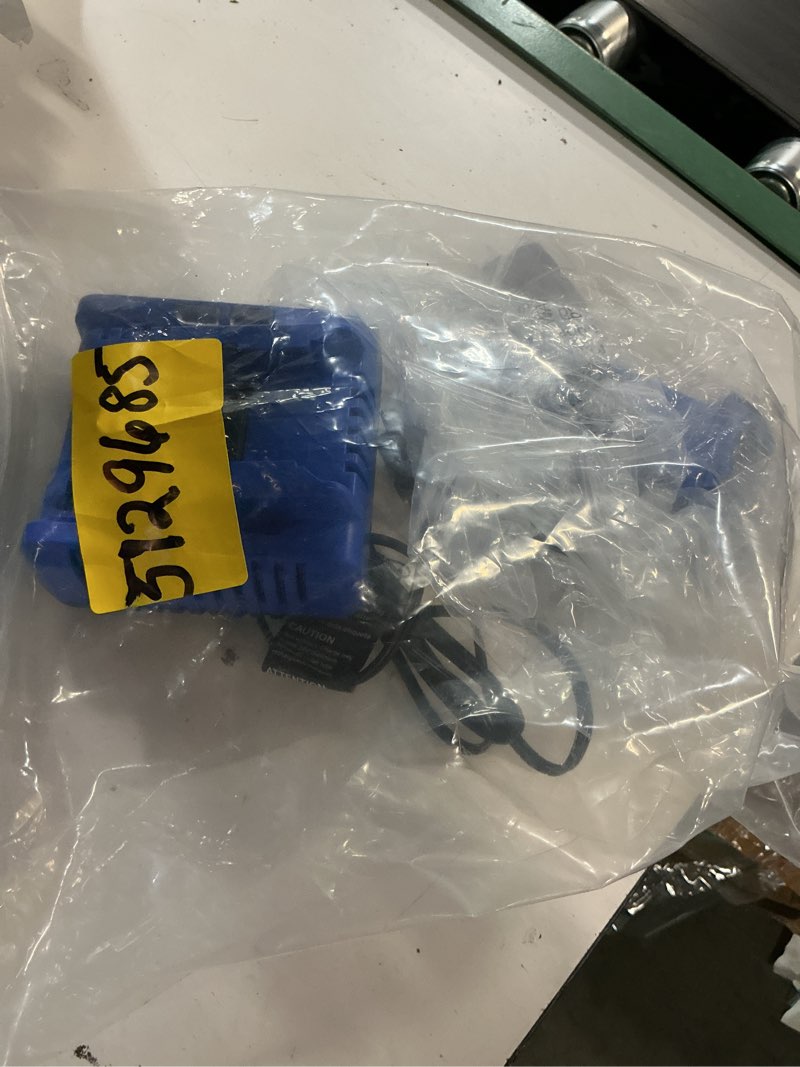 Condition photo showing As Is for ( incomplete only cargador) kobalt 24-volt 14-in straight shaft battery string trimmer 4.0 ah (battery included) (charger included)