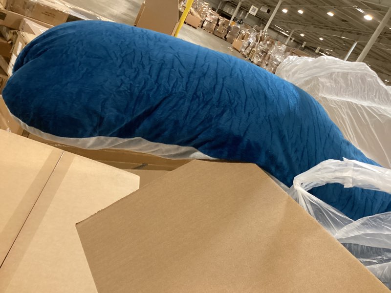Condition photo showing Good Condition for cauzyart pregnancy maternity pillows for sleeping 55 inches u-shape full body pillow support - for b
