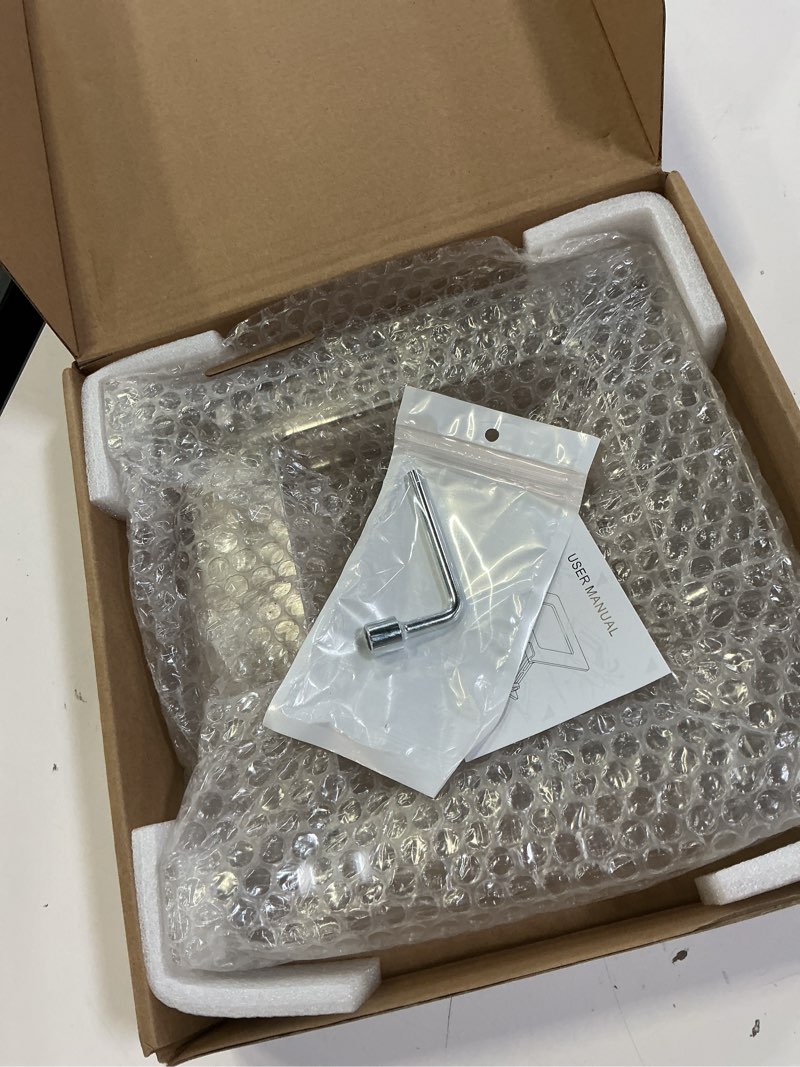 Condition photo showing Good Condition for laptop stand for desk, portable acrylic laptop riser, ergonomic adjustable computer stand holder for notebook macbook air pro, dell xps, hp (10-17.3'') a-white