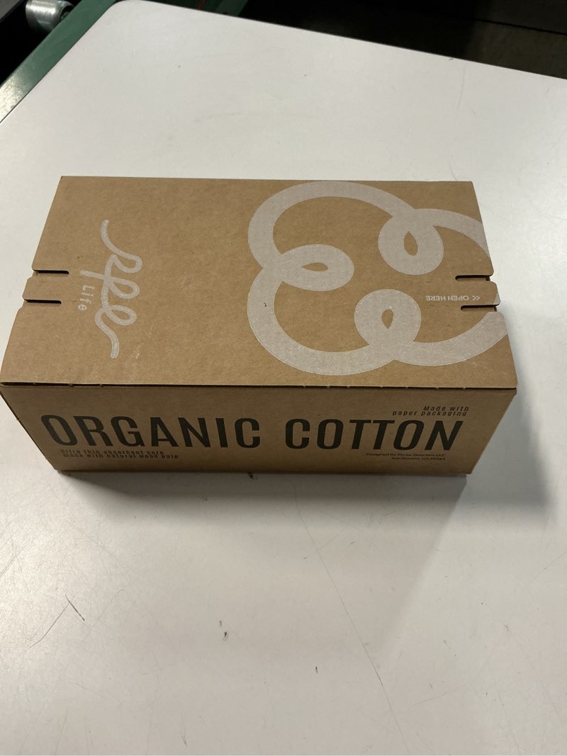 Condition photo showing New/Like New for 100% Organic Long Panty Liners for Women - 96ct, Ultra Thin Cotton Cover, Light Absorbency, Unscented Barely There Pantiliners (Long Liner, Size 2, 96ct) Long Liner (Size 2) Long Liner, Size 2, 96ct