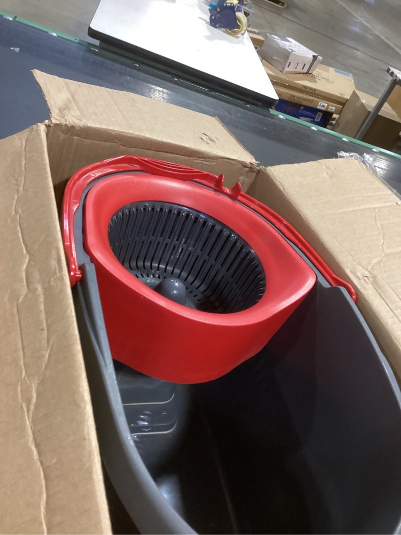 Condition photo showing Good Condition for O-Cedar EasyWring Microfiber Spin Mop and Bucket Cleaning System