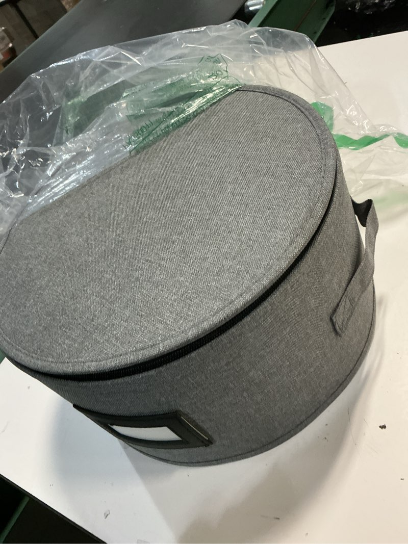 Condition photo showing Good Condition for baleine china storage containers, sturdy quilted wine glass storage, plate organizer with carry handles, moving boxes for dishes, cups, mugs and stemware (plate, hard shell grey) grey plate-hard shell