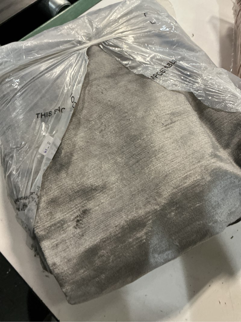 Condition photo showing Good Condition for luster velvet true blackout curtain - single panel, 48x96, slate