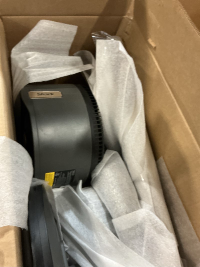 Condition photo showing As Is for Shark FlexBreeze Pro Mist Fan — Indoor & Outdoor, Integrated Misting, Pedestal to Tabletop, Corded or Cordless, Up to 24-Hr Battery, Oscillating, Charcoal Grey, FA302 (2025 Release) FlexBreeze ProMist(Portable Tank)-Grey