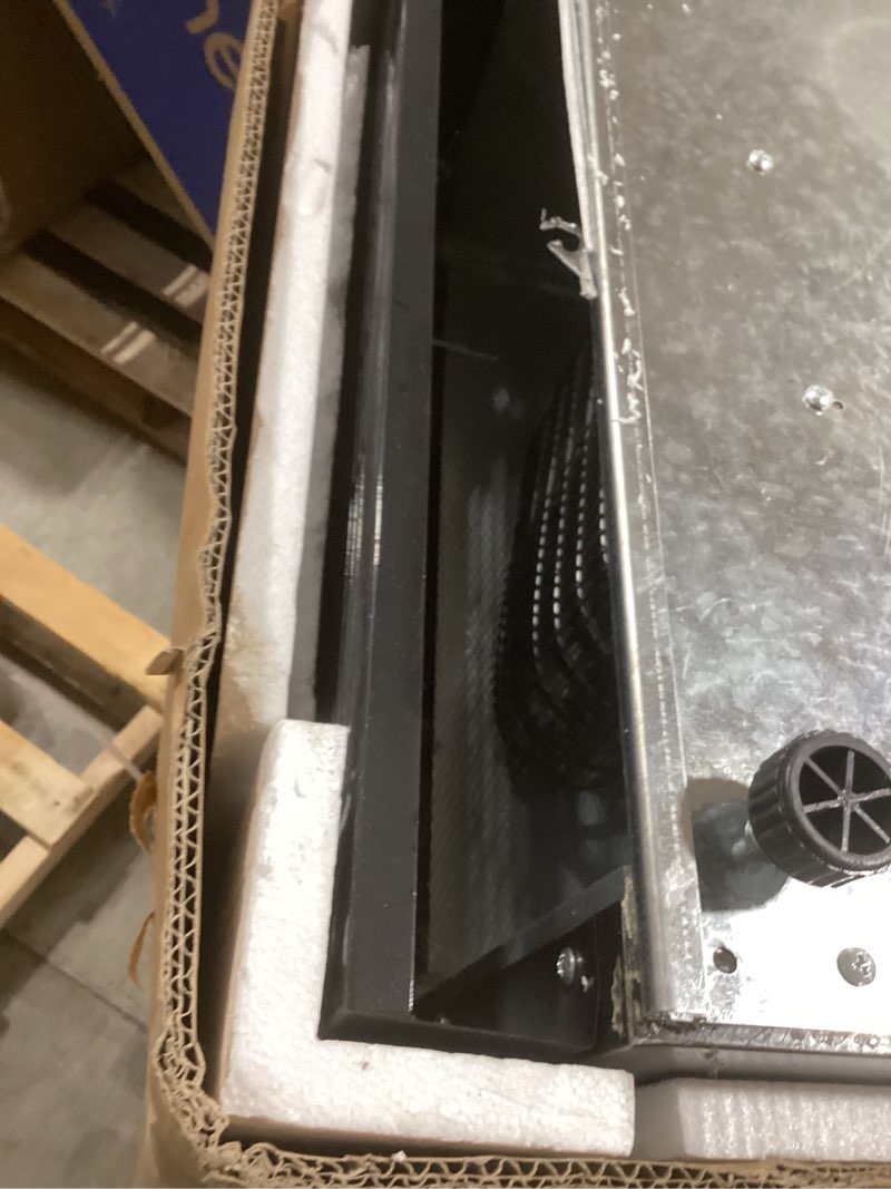 Condition photo showing Good Condition for BINGERMA 6.5 Cu.Ft Commercial Beverage Refrigerator Glass Door Upright Drink Cooler Display Fridge with Adjustable Shelves and LED Light for Restaurant Bar Store Office Black 6.5 Cu.Ft-Single door