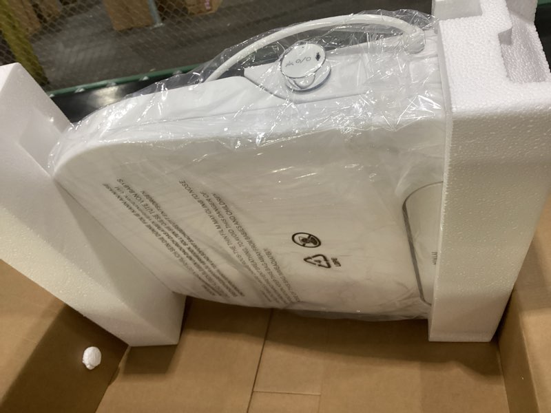 Condition photo showing Good Condition for leivi electric bidet toilet seat with wireless remote and side panel, multiple spray modes, adjustable heated seat, warm water and air dryer, auto led nightlight, elongated white oval
