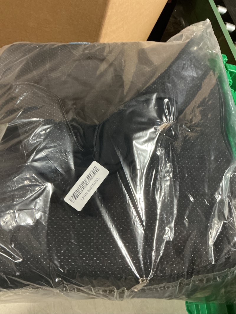 Condition photo showing As Is for X Large Seat Cushions for Office Chairs, Car & Truck. Gaming Chair Seat Cushion and Sciatica Pain Relief Pillow for Back Pain. Orthopedic Coccyx Cushion for Tailbone Pain Relief (Original Black) Black & Pure Black