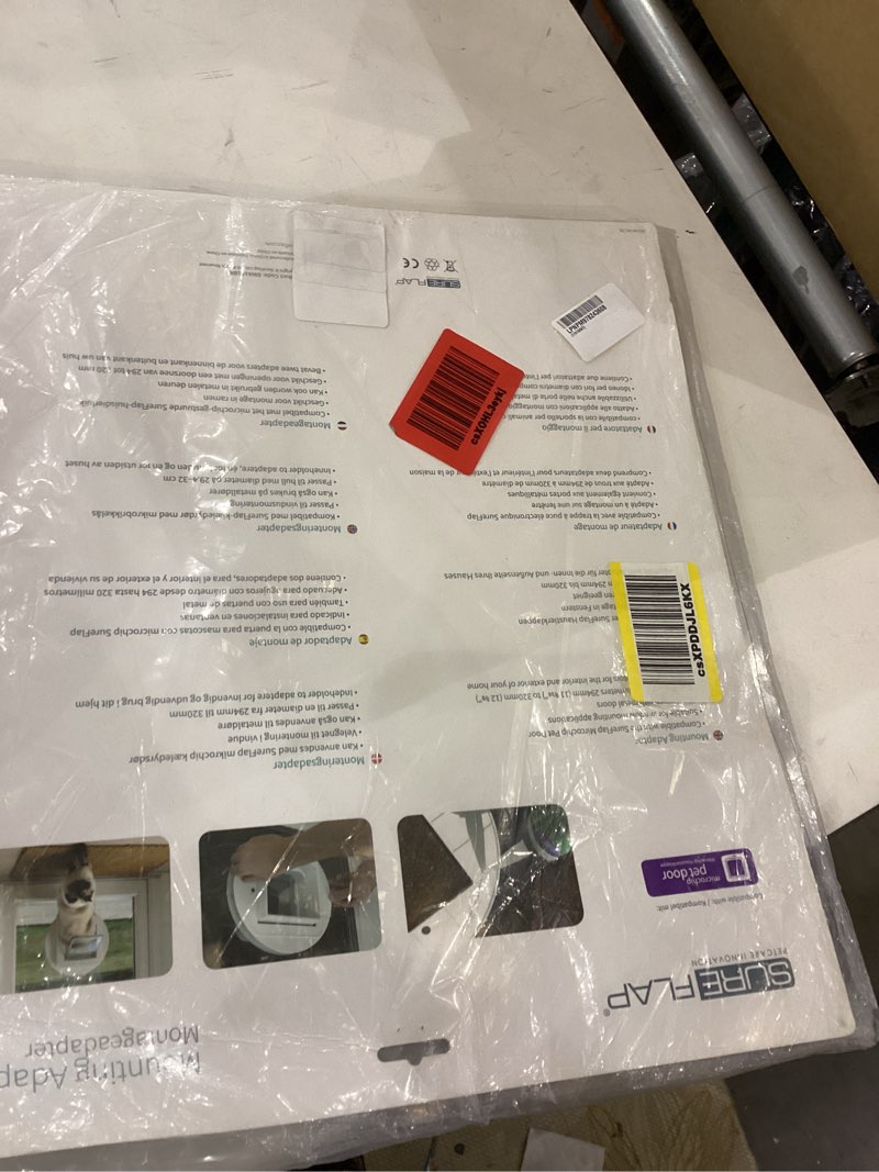 Condition photo showing Good Condition for SureFlap Microchip Pet Door Mounting Adaptor (Brown) Brown 11.5" x 12.6"