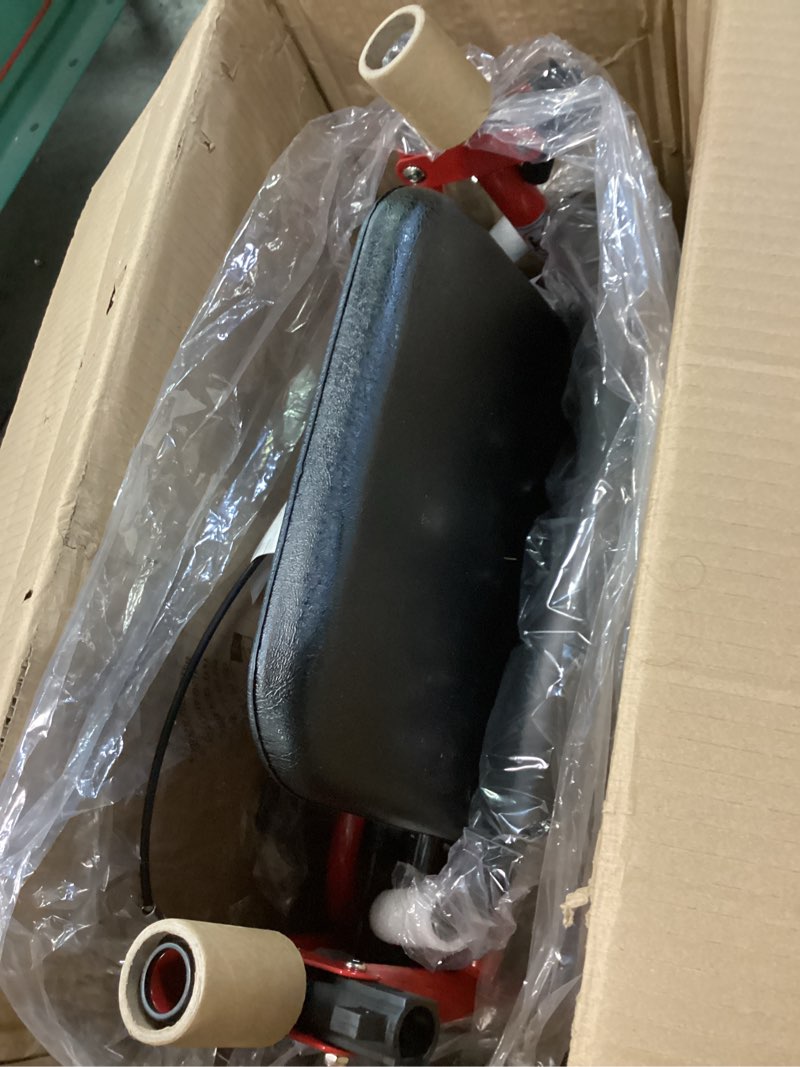 Condition photo showing Good Condition for Drive Medical Rollator Walker with Seat - Stable Mobility Support - Height Adjustable - Durable Steel Frame Construction - Smooth 7.5" Wheels - Foldable Frame - 350 Lb Limit - Red