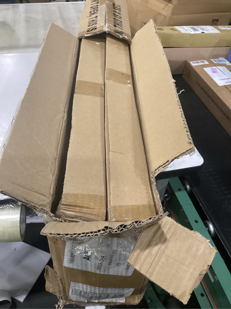 Condition photo showing New/Like New for 4pack adjustable poster holder, foam board stand for display, heavy duty pedestal sign holder, metal stand for display board up to 83 double-pole poster stand 4 pack