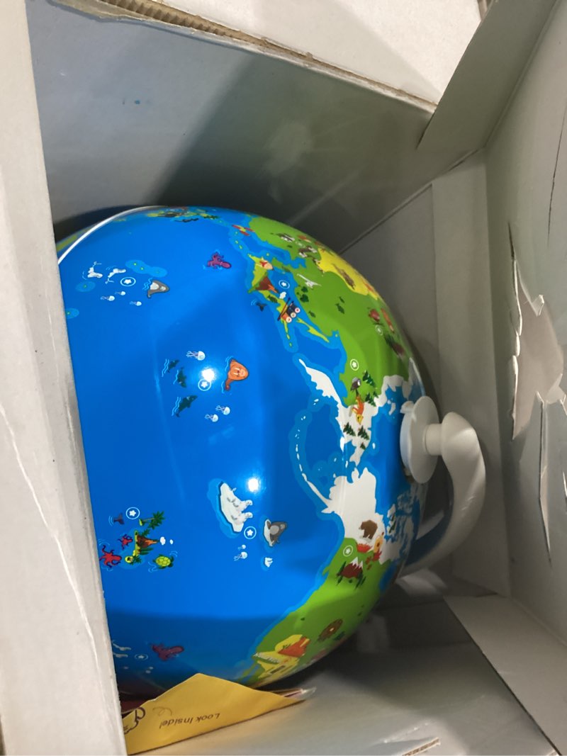 Condition photo showing As Is for playshifu globe for children – orboot earth: interactive kids globe with 1000+ facts on animals, places & monuments | tech-powered learning toy & stem gift for kids ages 4–10
