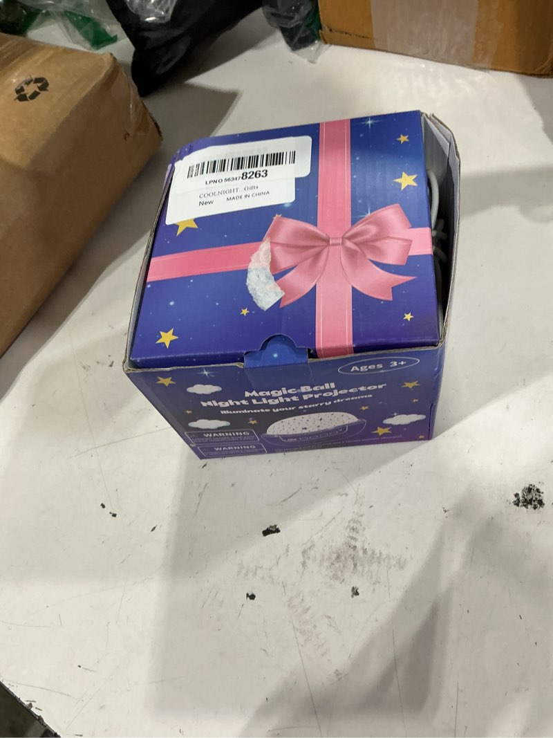 Condition photo showing New/Like New for coolnight unicorn night light star projector for kids, 3 films+93 colors kids projector night light,360° rotating all night, remote+dimmable+timer,3 year old girl gifts,4 year old girl birthday gifts pink