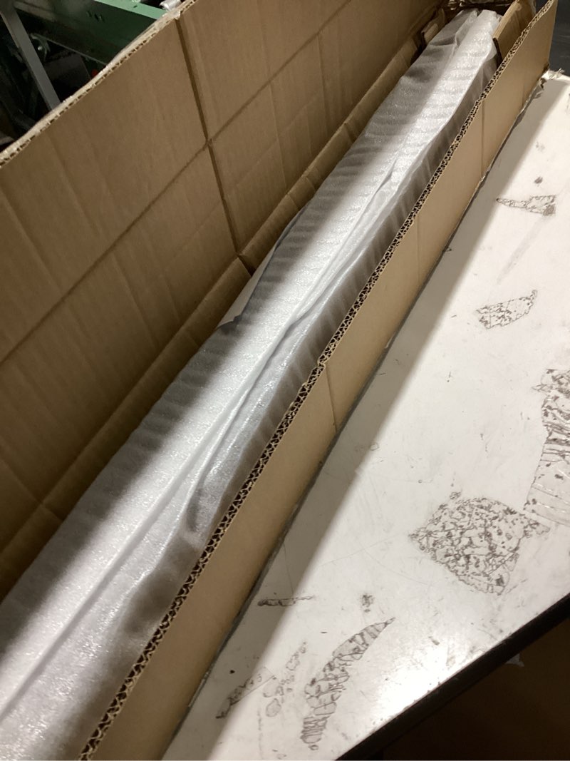 Condition photo showing Good Condition for industrial stair railing metal hand rails for indoor & outdoor steps wall mount hand rails for indoor stairs 1.25" pipe stair handrail for steps aluminum staircase handrail hand railing 6ft 6 feet - 1.25 inch tube diameter