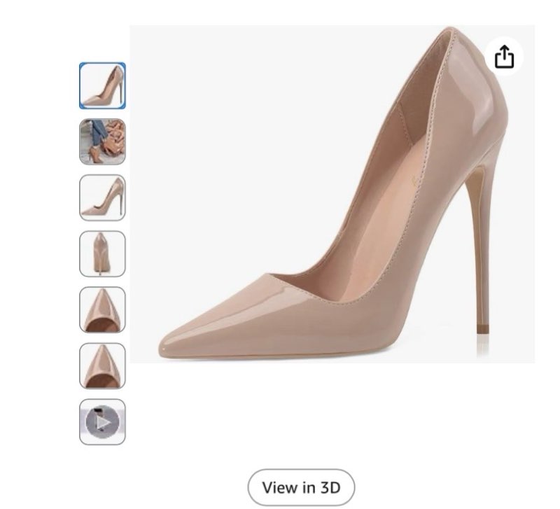 Elisabet Tang Women Pumps, Pointed Toe High Heel 4.7 inch/12cm Party Stiletto Heels Shoes Nude 8