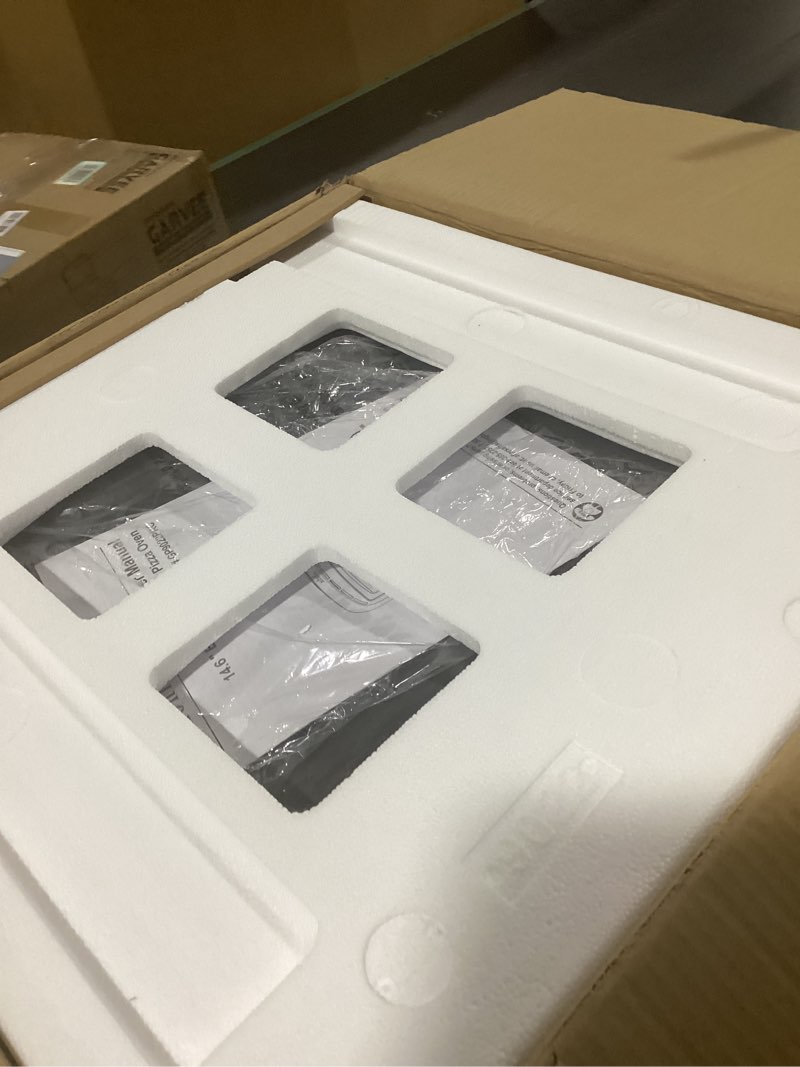 Condition photo showing Good Condition for BIG HORN OUTDOORS Pizza Oven Indoor, 14 Inch Electric Countertop Pizza Oven with 6 Preset Modes, Perfect Pizza Maker Machine for Home, Pizza Cooker with Pizza Stone and Pizza Peel, Stainless Steel