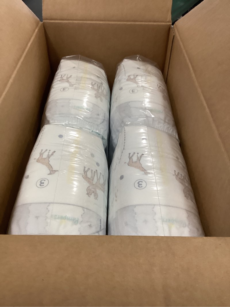Condition photo showing New/Like New for Pampers Swaddlers Diapers, Size 3 (13-26 lbs), 136 Count, Absorbent, Keeps Baby Dry and Comfortable, Skin Safe Disposable Baby Diaper (Packaging May Vary) Size 3 136