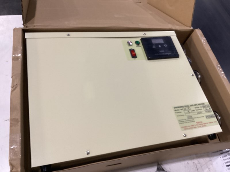 Condition photo showing Good Condition for pool heater 11kw 220v upgrade,digital touch display,energy efficient | pool water heater for spa relaxation, bathtubs and above ground in-ground pools