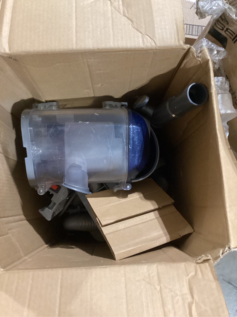 Condition photo showing As Is for Shark Upright Vacuum, Navigator Lift-Away Deluxe with Large Dust Cup Capacity, HEPA Filter, Swivel Steering, Upholstery Tool & Crevice Tool, Blue, NV360