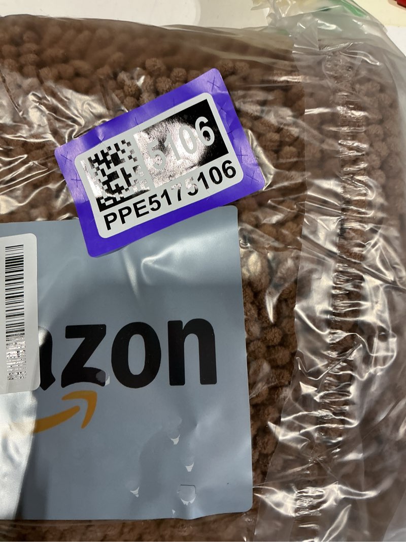 Condition photo showing Good Condition for olanly dog door mat for muddy paws 30x20, absorbs moisture and dirt, absorbent non-slip washable doormat, quick dry chenille mud mat for dogs, entry indoor entryway carpet for inside floor, mocha mocha solid 30" x 20"