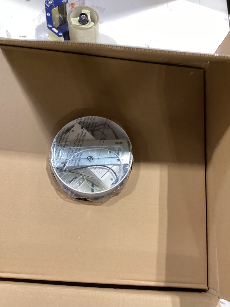 Condition photo showing Good Condition for rgb ceiling fan with light, 18.9" low profile ceiling fan with light, 6 wind speeds and smart 3 light color flush mount fan for bedroom, kids room and living room white rgb-18.9"