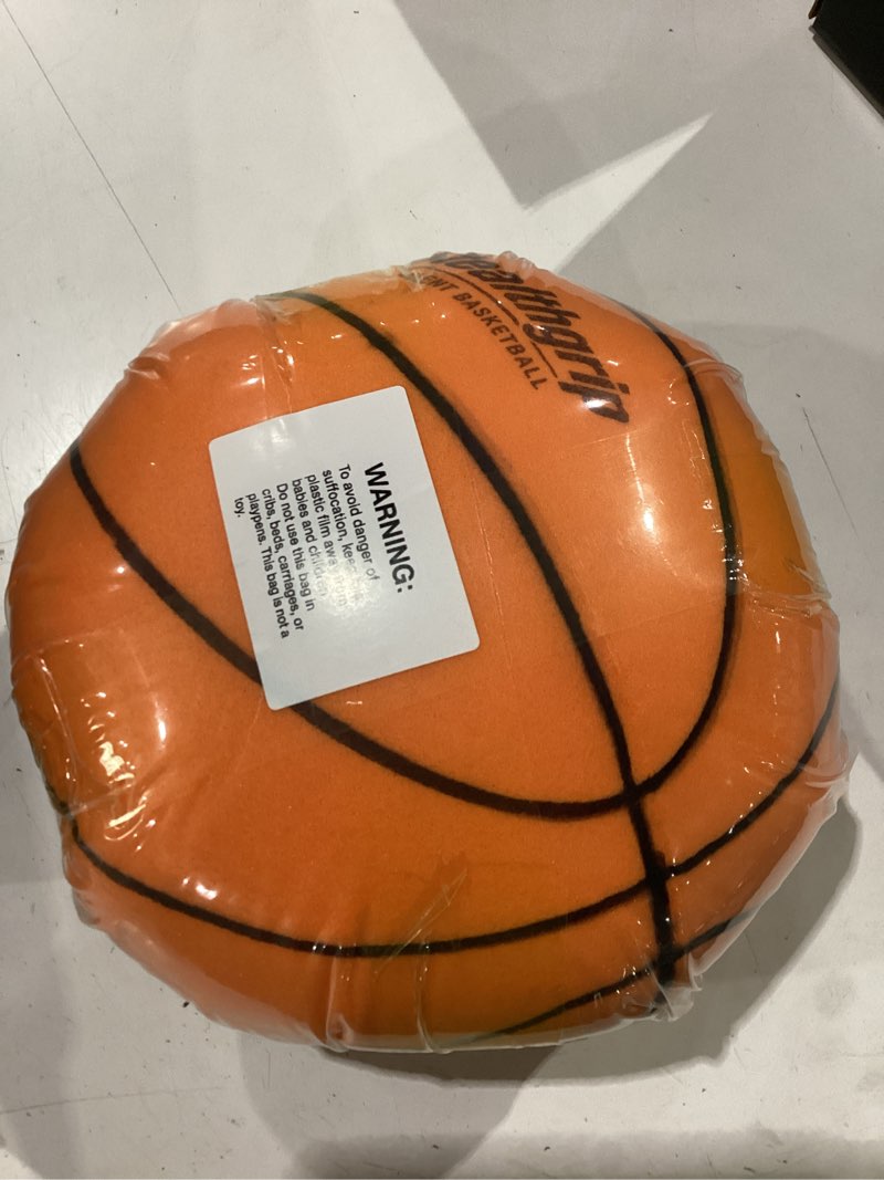 Condition photo showing New/Like New for silent basketball size 7 (29.5") - grooved airless indoor basketball for quiet dribbiling and indoor training, pro pu foam ball - real feel higher bounce quieter premium
