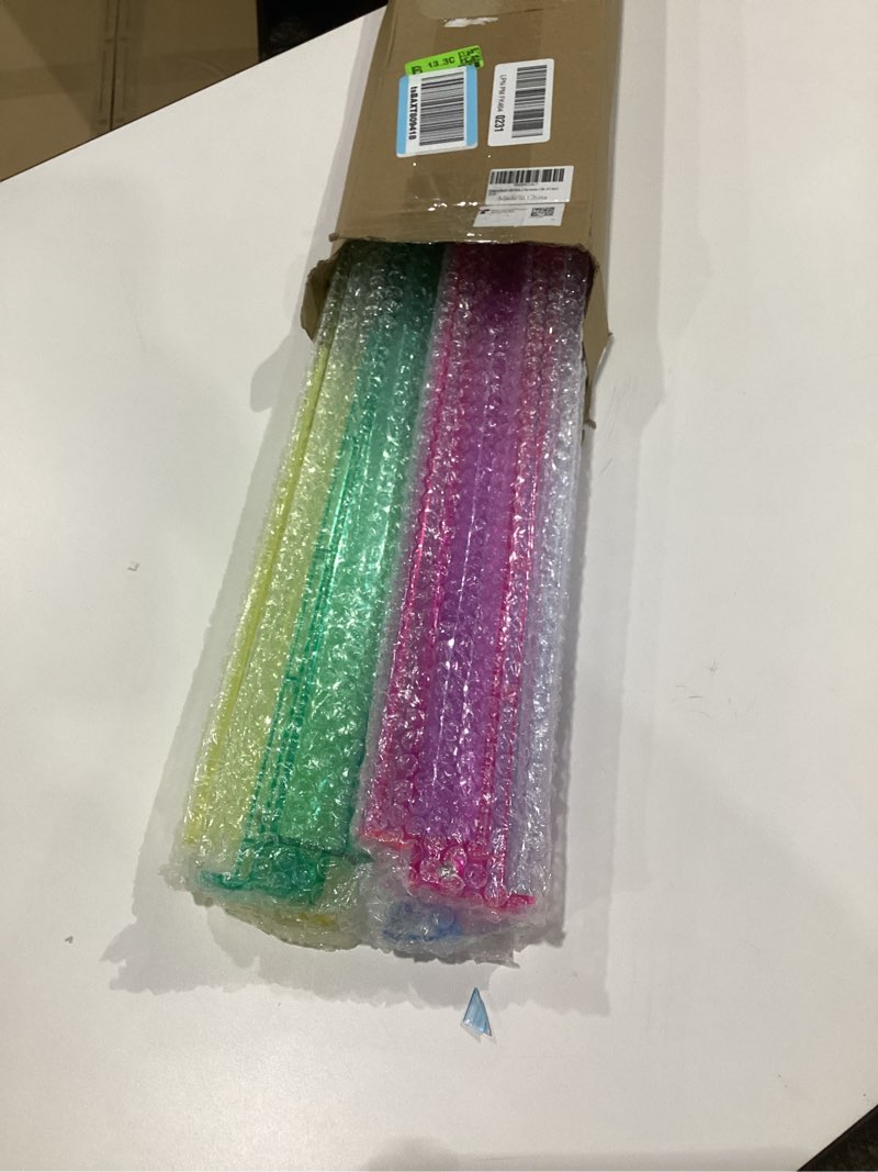 Condition photo showing As Is for Mahjong Racks with Pushers, 4 Mah Jongg Clear Acrylic American All-in-One Tile Rack & Pusher Accessories Gifts (4 Colors)