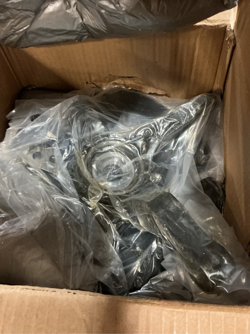 Condition photo showing As Is for lk097 front left steering knuckle wheel hub assembly compatible with 2012-2016 honda civic 1.8l replace 51216-tr3-y00 51216-tr0-a00 driver side