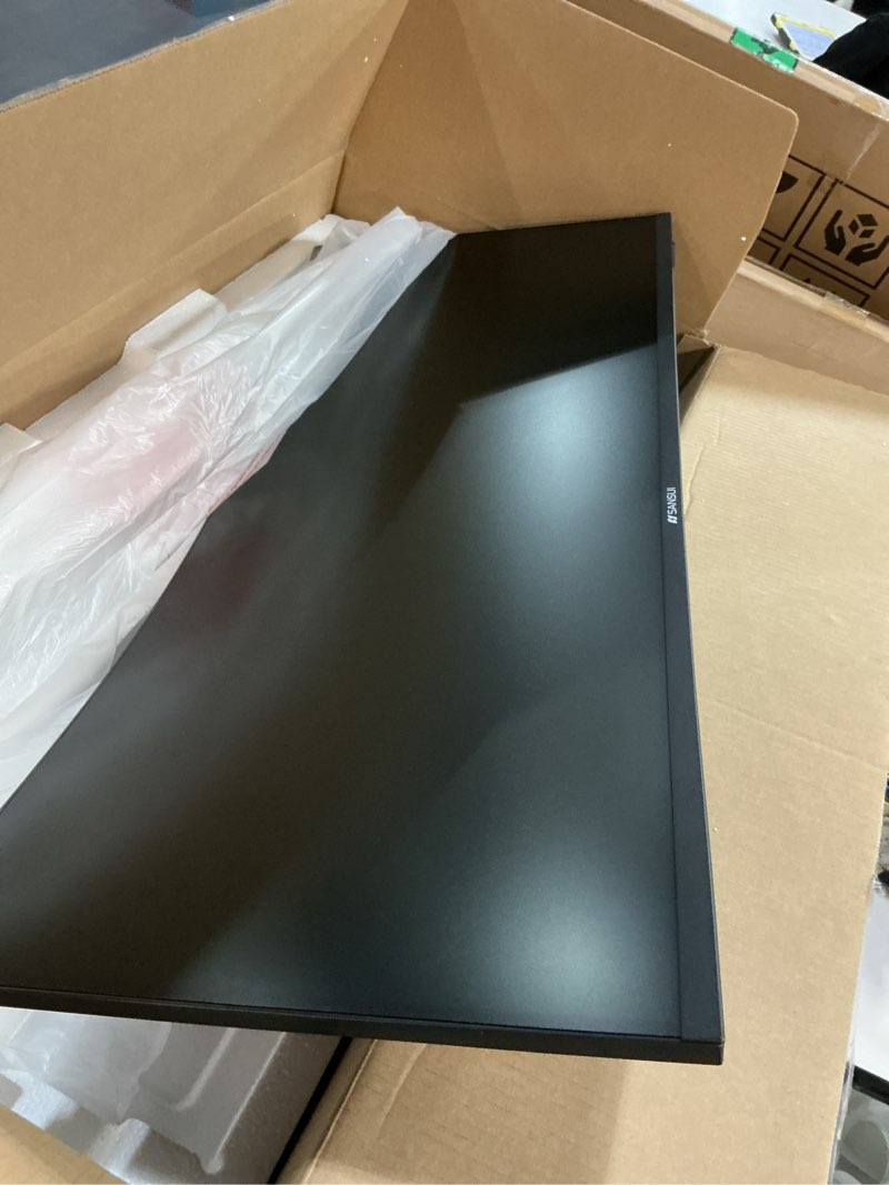 Condition photo showing Working Condition Verified for SANSUI 34-Inch Curved Gaming Monitor UWQHD 3440 x 1440 Up to 165Hz Curved 1500R - PIP/PBP, 1ms(MPRT), HDR, 300nits, sRGB 125%, DCI-P3 95%,FreeSync,HDMIx2,DP1.4 x2 (DP Cable Included)