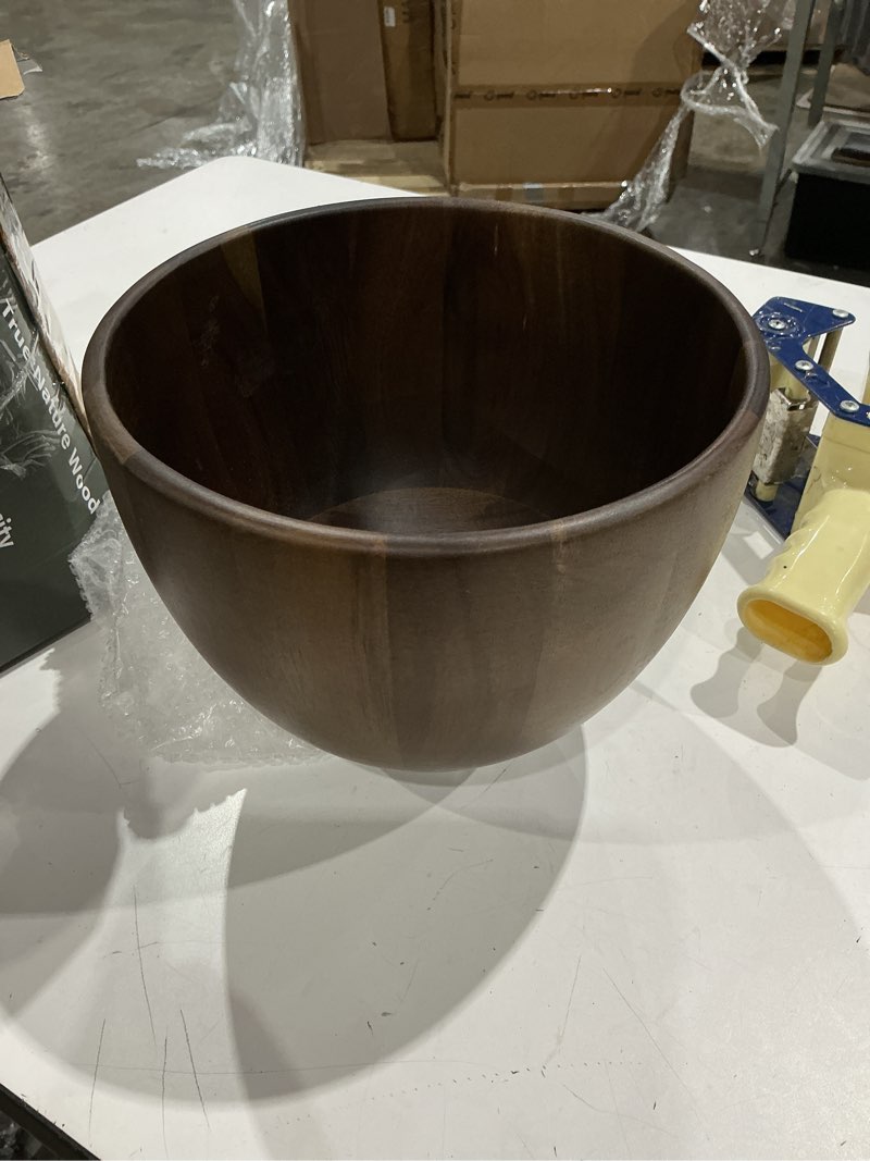 Condition photo showing Good Condition for wooden mixing bowl official acacia wooden bowl compatible with kitchenaid stand mixer 4.5 & 5 qt tilt-head models