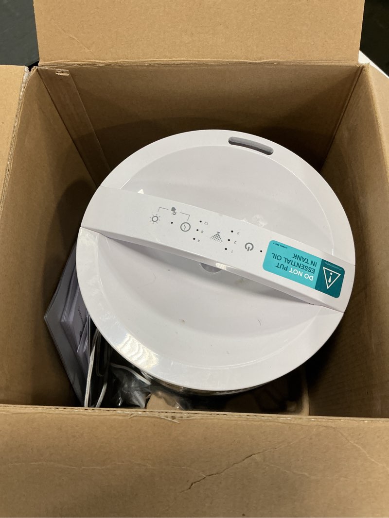 Condition photo showing As Is for HOMEDICS No Leak Ultra Quiet with UV-C Technology Cool mist Small Room Tabletop Humidifier - White Item #4068195 | Model