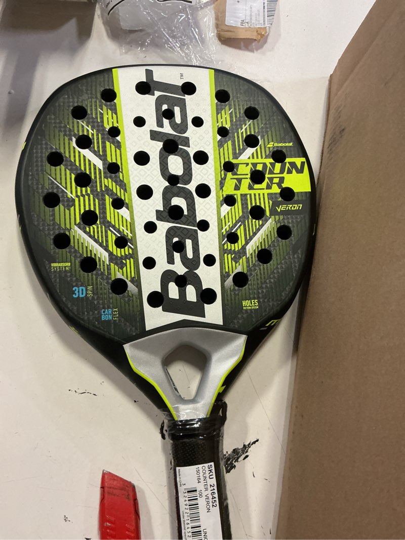 Condition photo showing New/Like New for babolat counter veron 2.5 padel racket