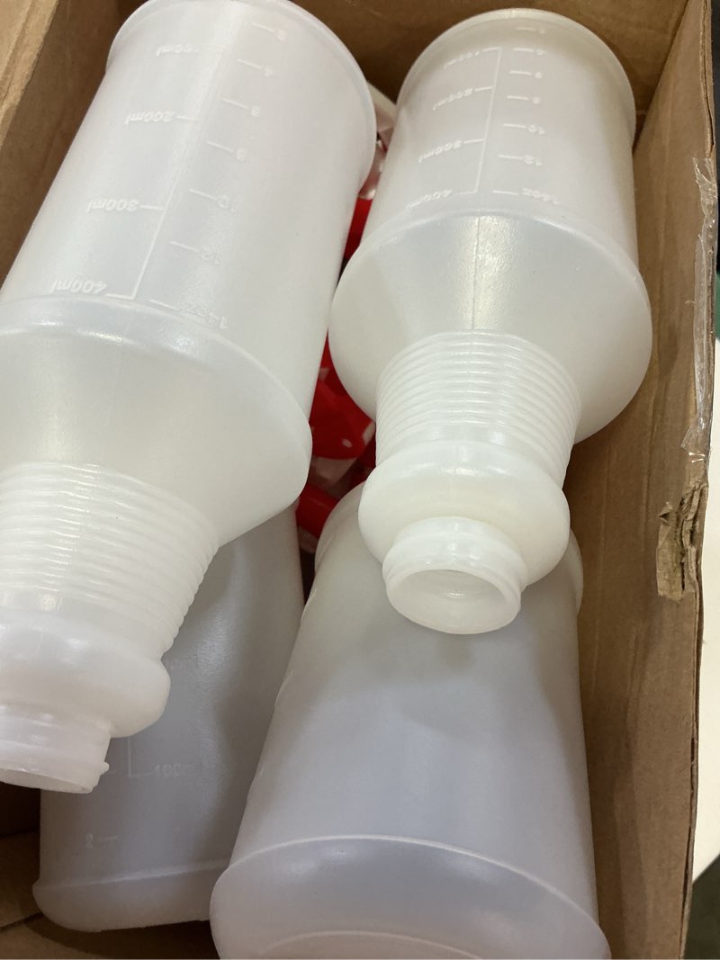 Condition photo showing New/Like New for 10 Pack Spray Bottles 16 Oz Empty Water Spray Bottles for Cleaning Heavy Duty Refillable Squirt ?container with Measurements Adjustable Nozzle for Household Commercial Industrial(Red) Stylish Style White and Red