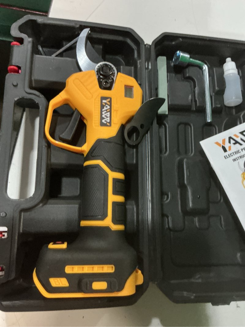 Condition photo showing Good Condition for brushless electric pruning shears for dewalt 20v battery, portable cordless pruning shears with lcd display?sk5 blades, adjustable cutting diameter 0.8-1.2 inch for gardening tree pruning(no battery) for de-walt