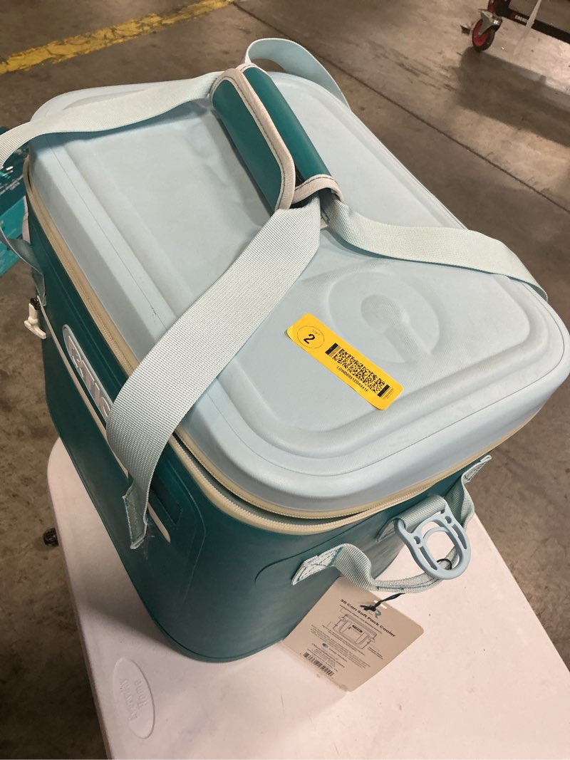 Condition photo showing As Is for RTIC Ultra-Tough Soft Cooler 30 Can, Insulated Bag Portable Ice Chest Box for Lunch, Beach, Drink, Beverage, Travel, Camping, Picnic, Car, Trips, Floating Cooler Leak-Proof with Zipper