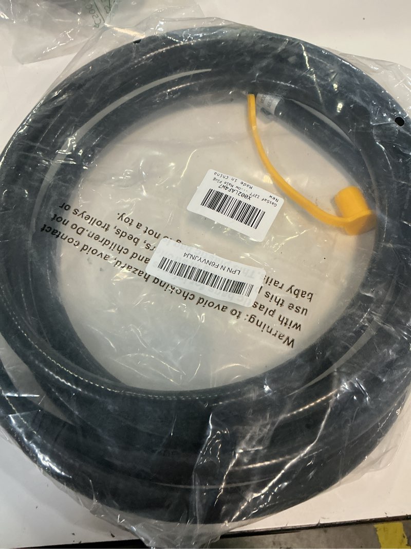 Condition photo showing New/Like New for gassaf 12ft rv quick connect propane hose | for camp chef stove and portable fire pit connection?3/8” female flare fitting x 1/4" full flow male plug