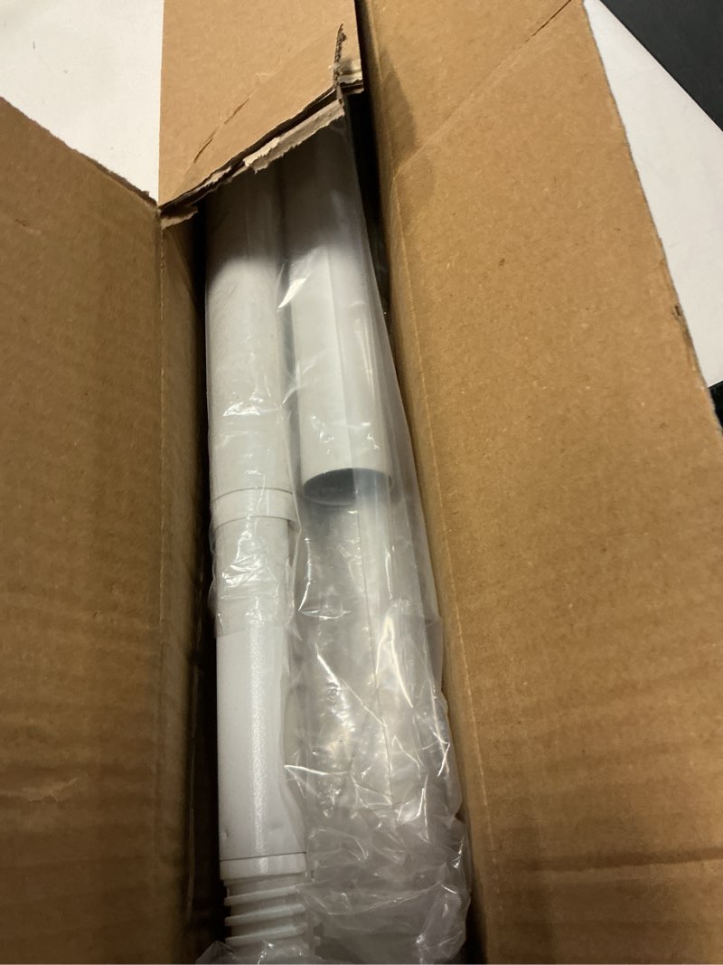 Condition photo showing Good Condition for white extra long tension rod 40-166 inch,one-push extension tension curtain rod no drill,adjustable heavy duty curtain rod for patio,bathroom&window white 40-166 in-1pcs
