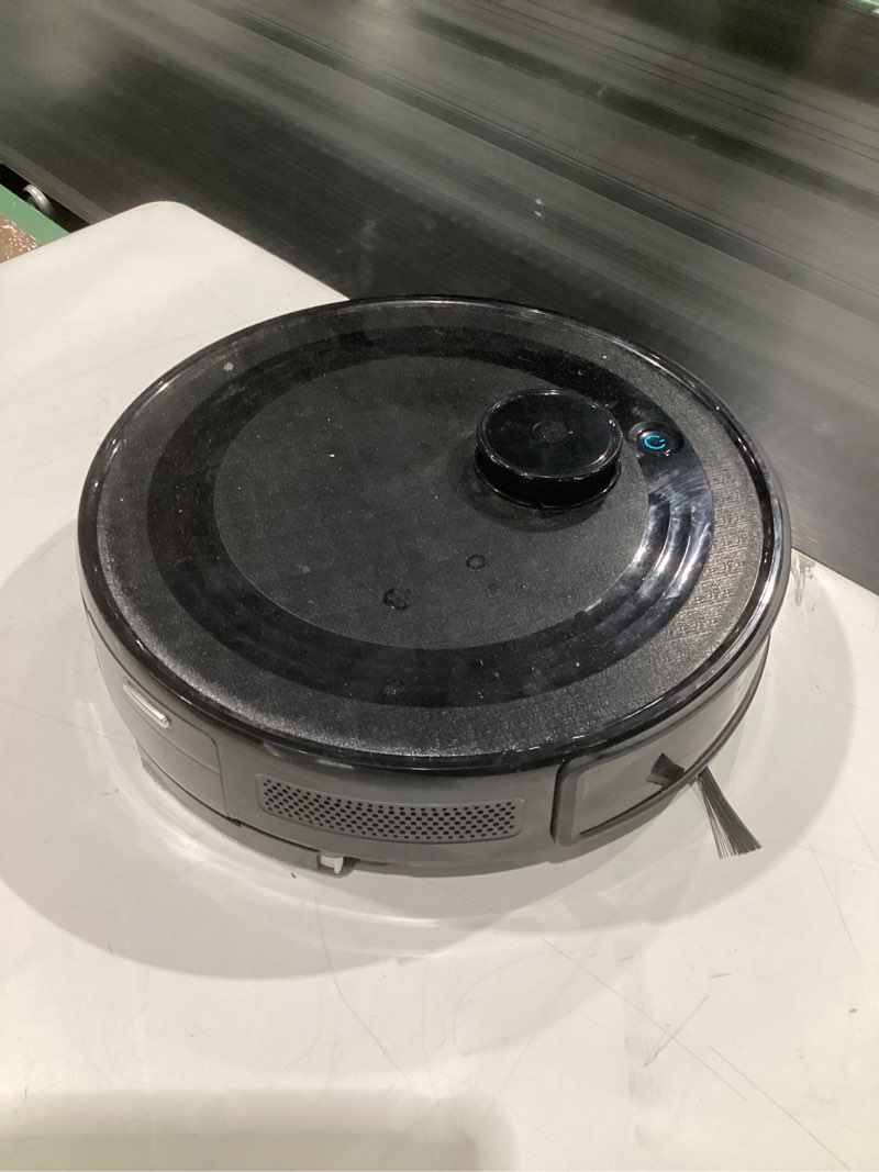 Condition photo showing As Is for (used, similar to stock photos)lefant lidar robot vacuum and mop combo,75-days self-emptying,6000pa powerful scution,multi-floor mapping, no-go zones,140 min runtime,2.4g/5g wifi/alexa/app/iwatch,m2 plus black