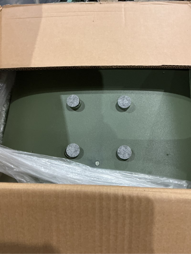 Condition photo showing As Is for younike adjustable height bar stools set of 2 plastic swivel barstool with low back modern kitchen counter island bar chairs for breakfast nook cafe bars office olive green olive green 16.5x13.8x35.8"olive green