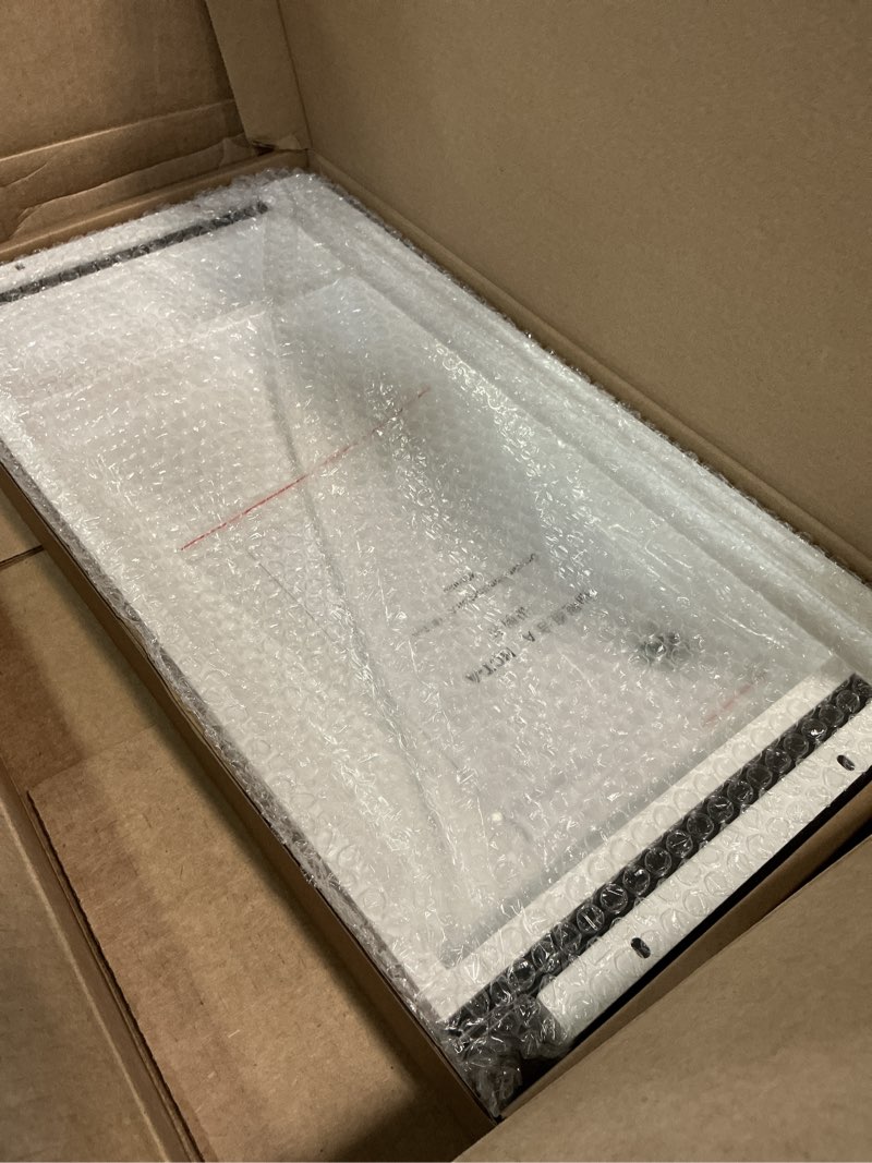 Condition photo showing New/Like New for under desk mounted sliding drawer to pull out, attachable desk pencil drawer ball-bearing slides white