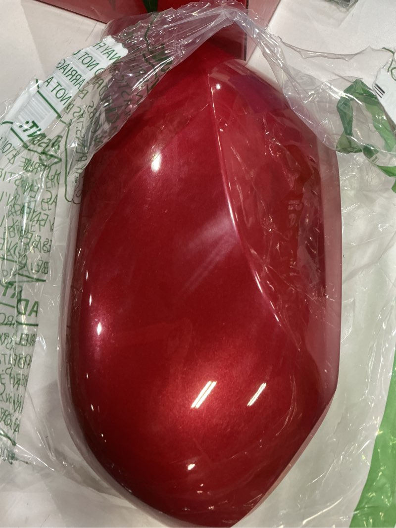 Condition photo showing Good Condition for Car Side Rearview Mirror Cap Cover Trim for Toyota Camry 2018 2019 2020 2021 2022 2023 Replacement (Only FIT with Singal Light Type) (Red, Left Diver Side) Left (Diver) Side Red