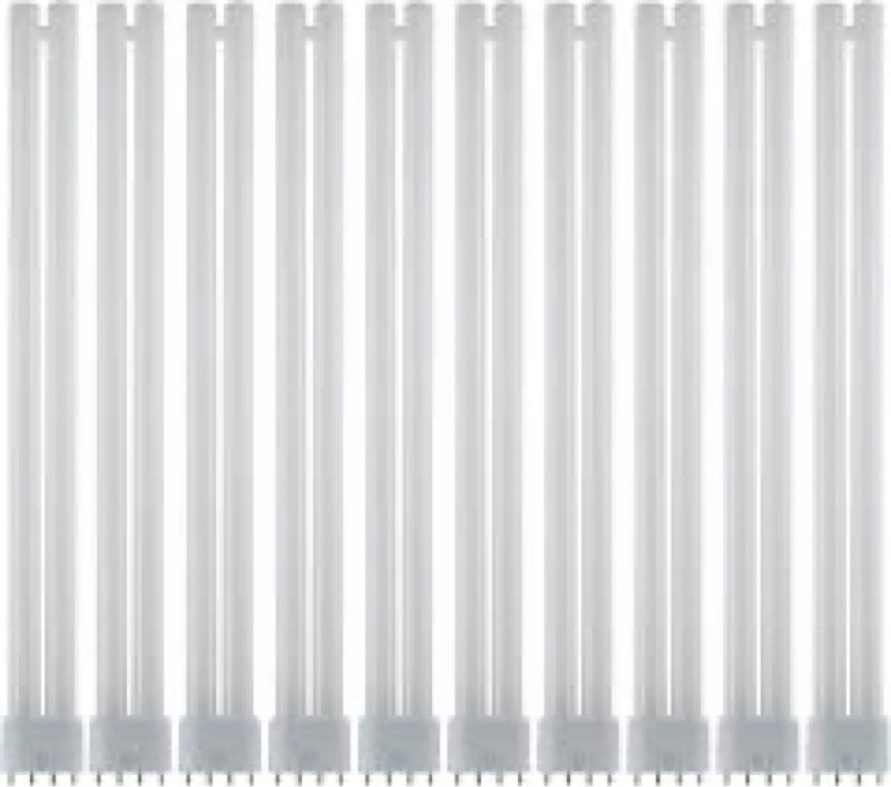 Sunlite FT36DL/835/10PK Compact Fluorescent 36W Twin Tube Light Bulbs, 3500K Neutral White Light, 2G