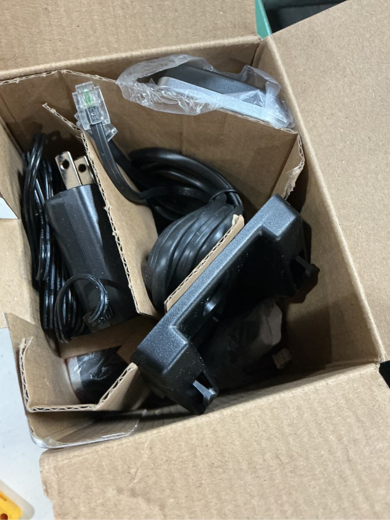 Condition photo showing As Is for vtech dect 6.0 expandable cordless phone with call block, cs6919 (silver & black)