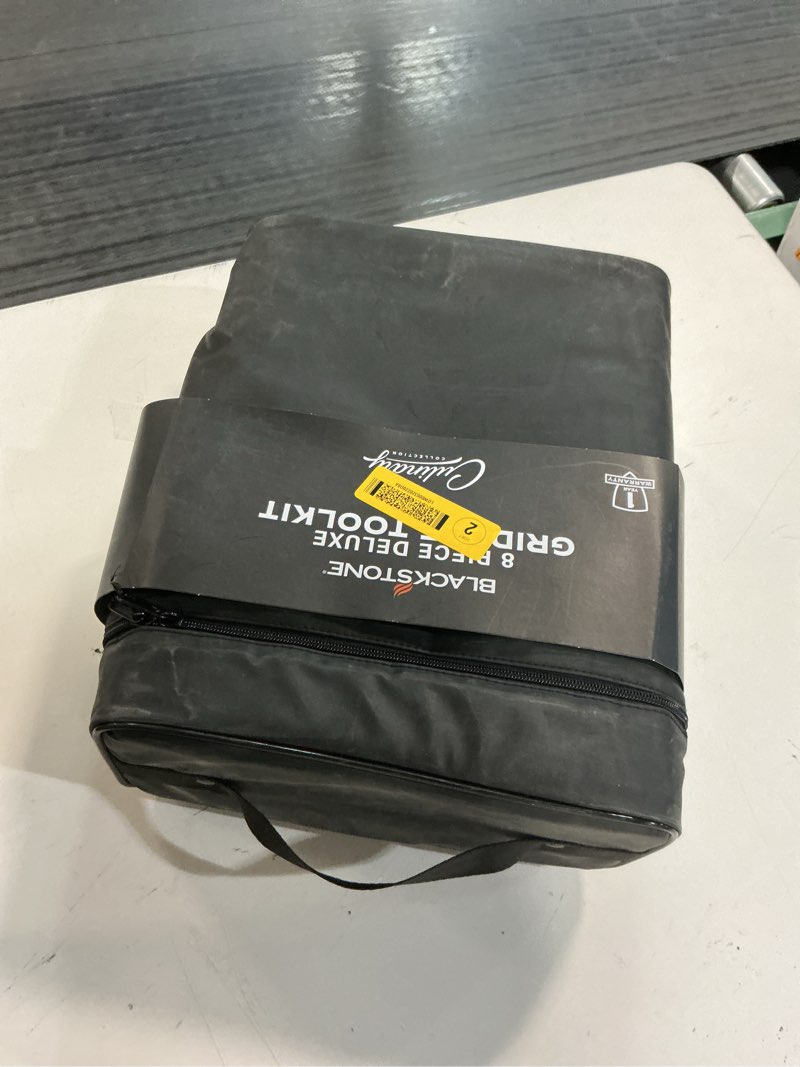 Condition photo showing Good Condition for blackstone 8-piece deluxe toolkit and carry bag combo stainless steel tool set 50