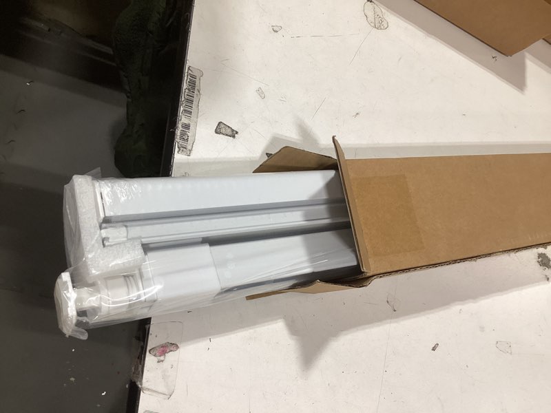 Condition photo showing New/Like New for LazBlinds No-Drill Cordless Zebra Blinds - Dual Layer Light Filtering & Room Darkening, Free-Stop Lift, Easy Install, Day & Night Privacy with Valance for Window 31" W x 72" H, White 31"W x 72"H White