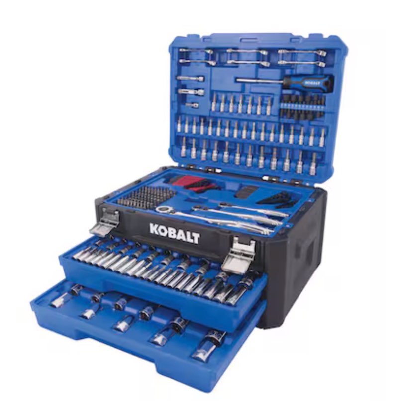 Kobalt 302 -Piece Metric and standard (SAE) Mechanics Tool Set with Hard Case