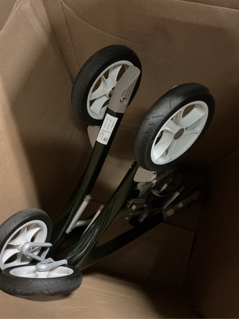 Condition photo showing Good Condition for byacre carbon ultralight rollator - world's lightest carbon rollator - only 10.6 lbs/for indoor and outdoor use/foldable and easy to travel with (british racing green, compact track) british racing green compact track