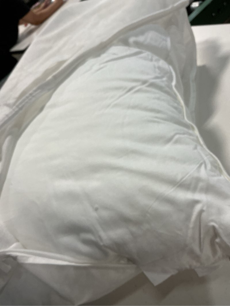 Condition photo showing As Is for premium down alternative pillow