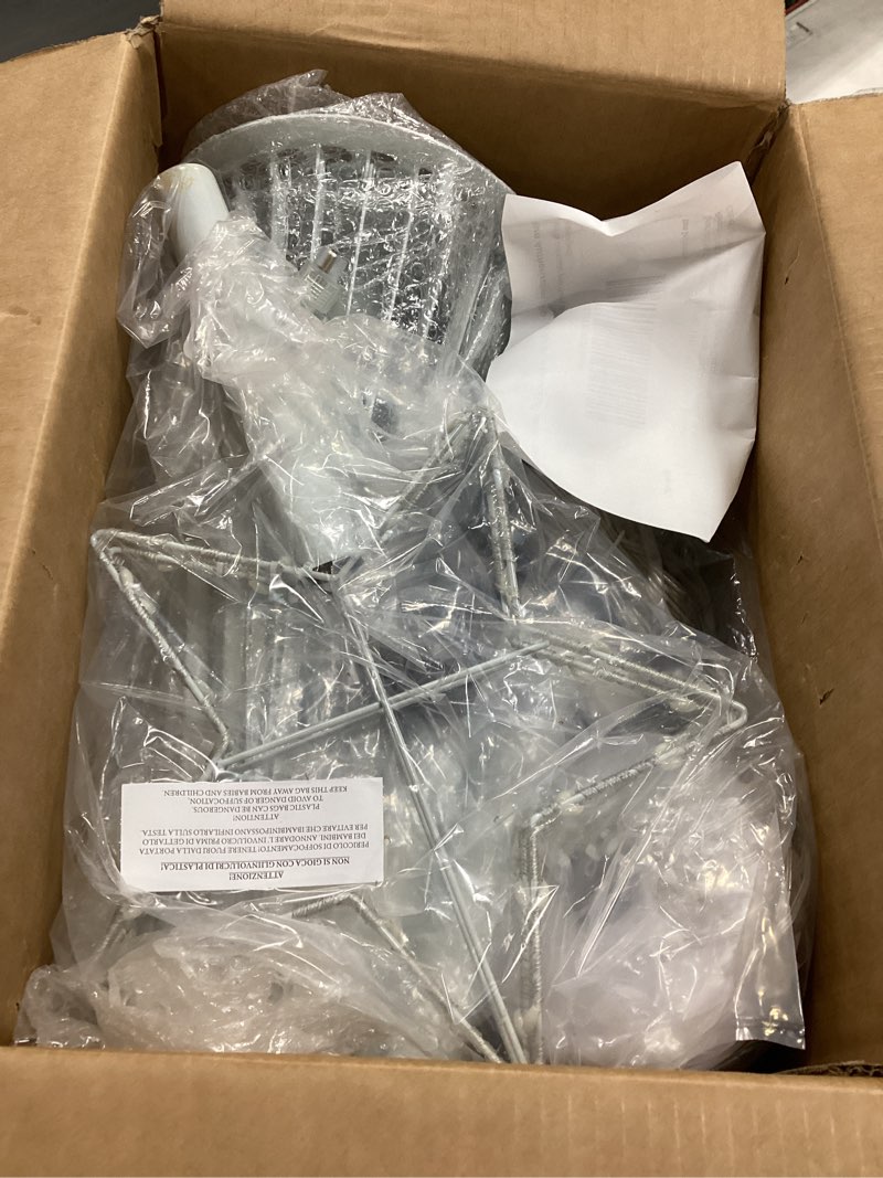 Condition photo showing Good Condition for Outdoor Christmas Cone Tree Light, 12 Feet 1070 LEDs Outdoor Lightshow with Star Topper, Artificial Christmas Tree for Yard Square Plaza Christmas Decorations, Warm White Warm White 12 FT 1070 LEDs