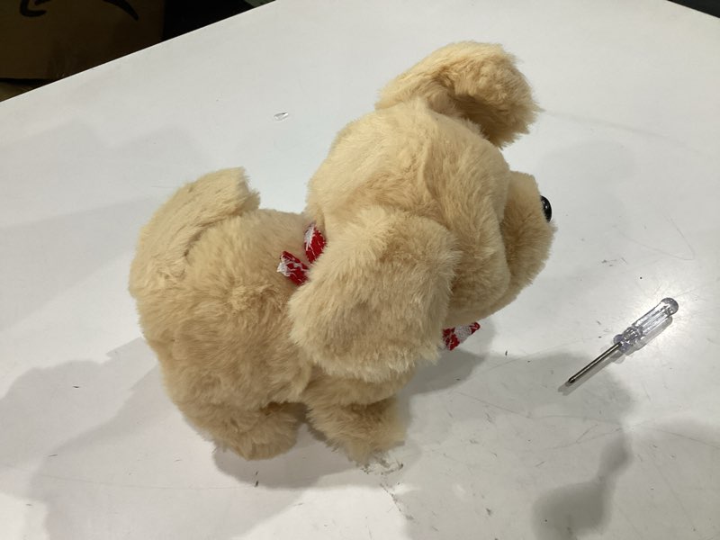 Condition photo showing New/Like New for electric plush toys corgi puppy interactive pet dog-walking,barking,tail wagging interactive toys for toddler kids boys girls