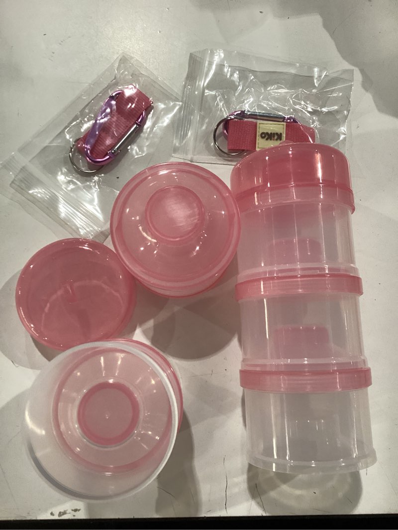 Formula Container to Go – Baby Essentials, Stackable Formula Dispenser for Night Feedings, Snacks an